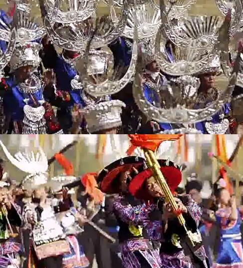 少数民族风情苗族苗寨活动宣传片习俗贵州苗寨苗年牯藏双节视频