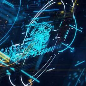 高端大气未来感全息线条高科技logo演绎特效片头尾动画AE模板