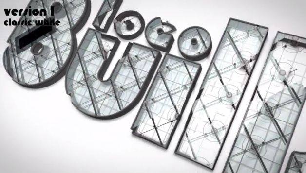 大气优雅三维艺术抽象线条描边工程图纸样式logo演绎展示AE模板