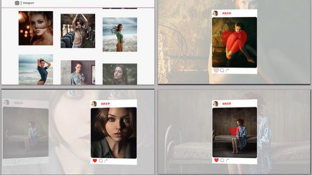 简洁创意大学生自我介绍视频简历个人履历相册博客展示形式AE模板