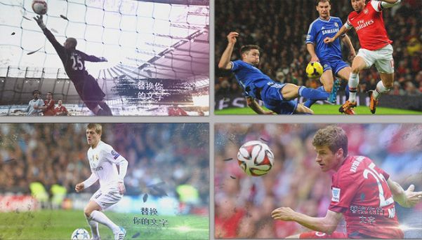 青春活力体育运动竞技视频运动员风采赛场集锦图片动态展示ae模板