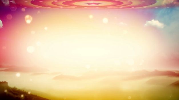 庄严大气红色风长城五角星元素企业领导发言会议活动背景视频素材