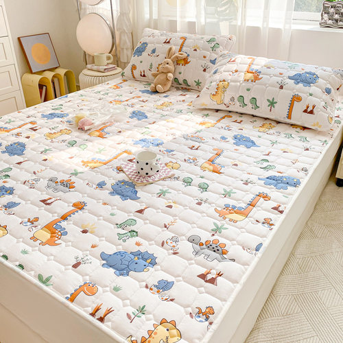 紫罗兰全棉新疆床垫三件套