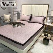 Keo ong Violet Giường cao su Tencel 笠 mat ba mảnh 1.8 giường đôi điều hòa không khí có thể gập lại - Thảm mùa hè