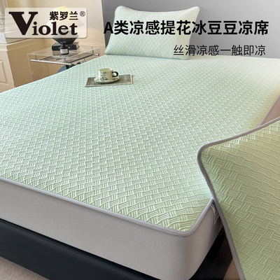 A类PE乙纶凉感提花床笠款凉席