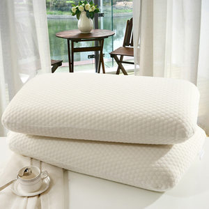 紫罗兰水立方面包枕护颈枕高回弹柔软酒店枕头枕芯成人枕一只装
