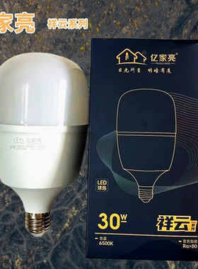 亿家亮LED球泡节能灯白光灯泡