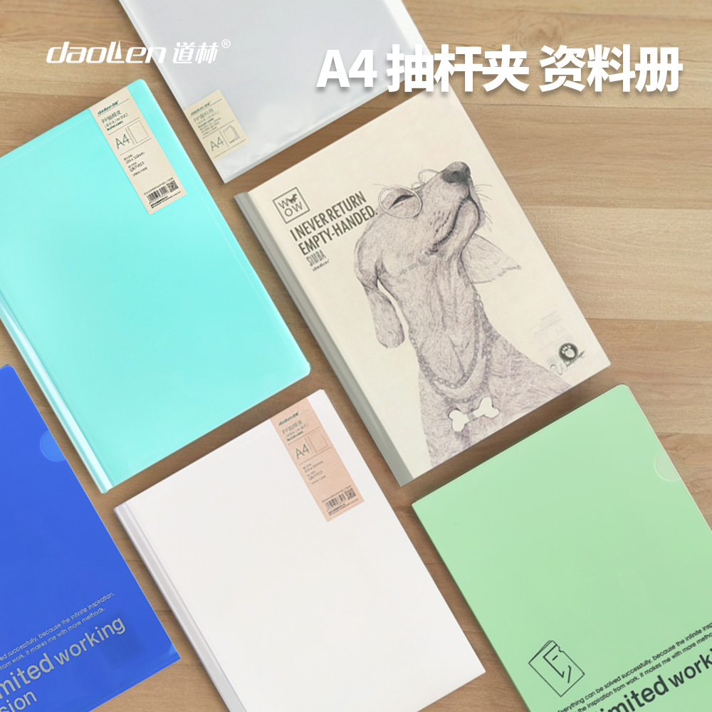 道林简约半透明夹层办公用品文具