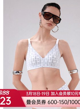 爱慕·CHUANG对话5内衣女V领软绵托乳贴大罩杯舒适文胸CA131911