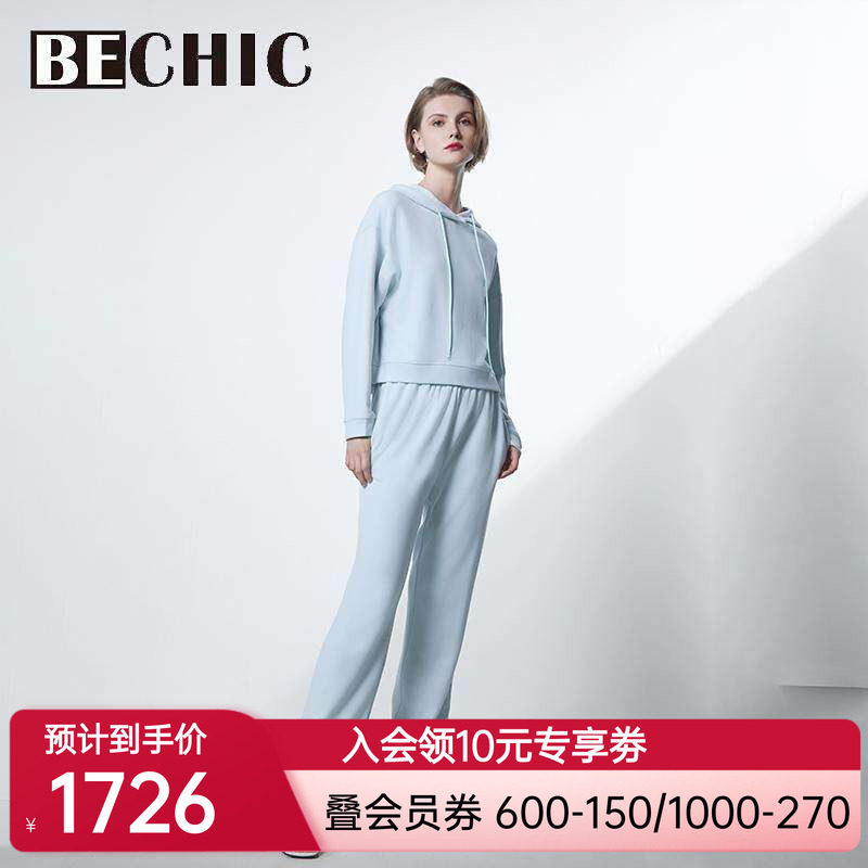 BeChic居家时光连帽分身家居套装女舒适家居服BC46CR1