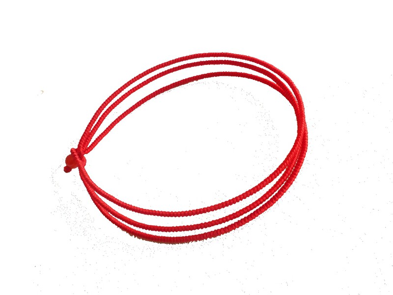 HAND-WOVEN NATAL YEAR KING KONG KNOT RED ROPE BRACELET MALE AND FEMALE COUPLE TRIPLE ROPE BRACELET FRIEND GIFT LUCK FINE
