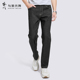 奢感软弹 与狼共舞牛仔裤 男2026春季 新款 水洗固色顺滑直筒长裤