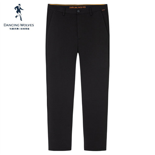 与狼共舞加绒高弹休闲保暖长裤