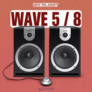 Reloop Wave5/8 有源 DJ/制作人参考监听音箱，带外部波形控制