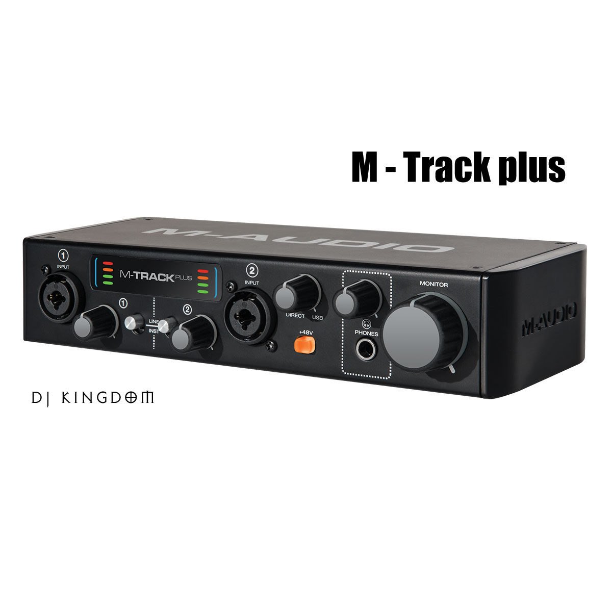 m-audio m-track plus 2ii 音频接口/声卡外置 专业录音声卡
