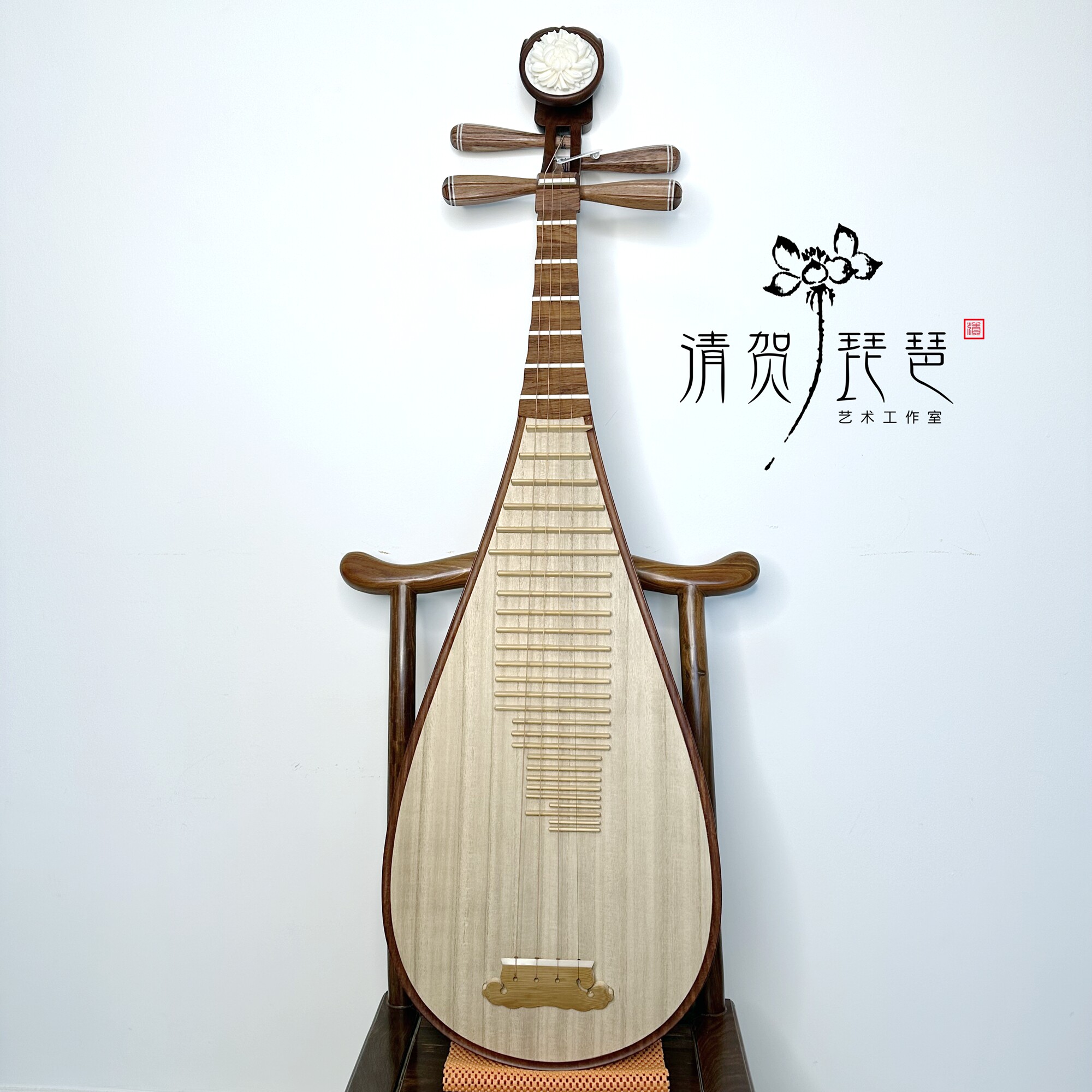 田建壮特选酸枝木琵琶比赛