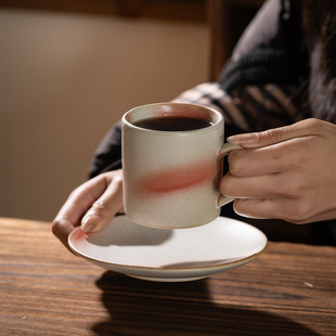 手工陶瓷咖啡杯日式简约水杯粗陶杯子