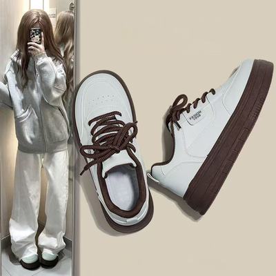 2025小众百搭厚底增高女鞋
