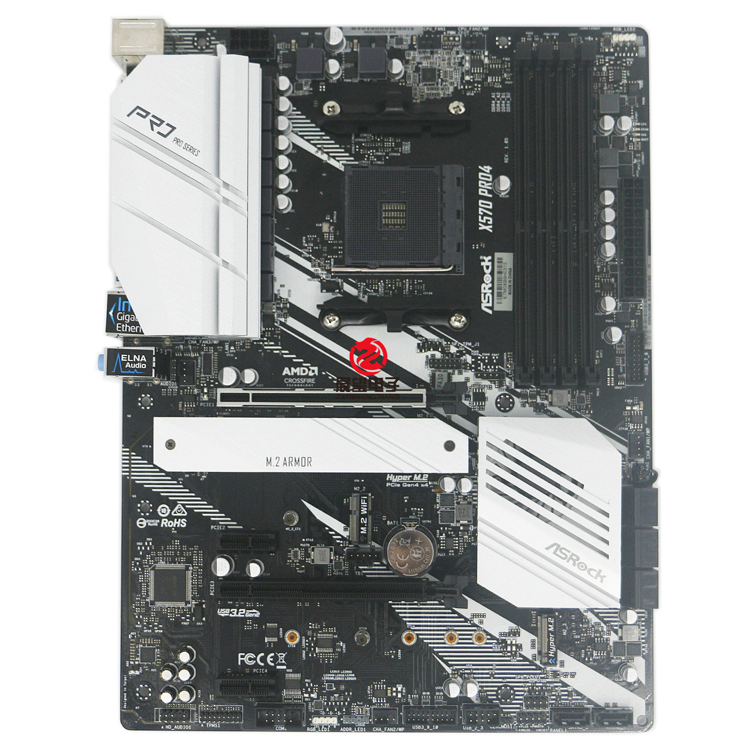 全新ASROCK华擎 X570 PRO4主板AM4 AMD 支持5900X B450升级