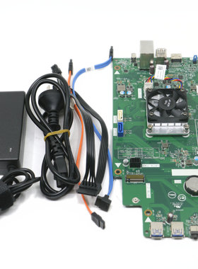 戴尔J4005 J5005 CPU迷你主板套装低功耗 DC供电 下载机 DDR4适用