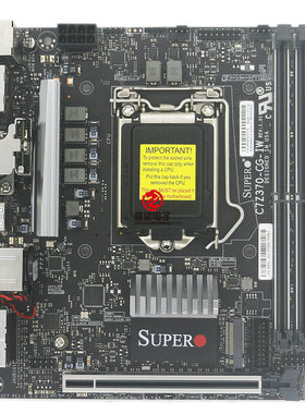 全新盒装超微Z370 MINI-ITX主板C7Z370-CG 1151针17x17cm上8-9代U