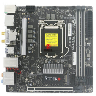 全新盒装超微Z370 MINI-ITX主板C7Z370-CG 1151针17x17cm上8-9代U