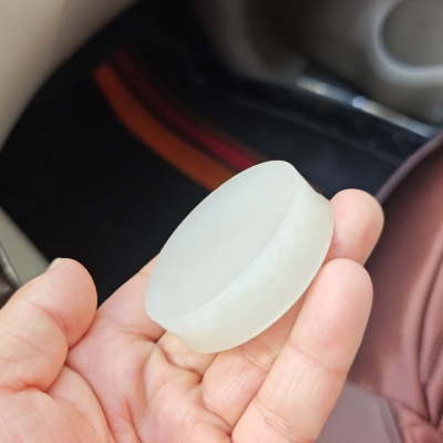 天然和田玉白玉平安扣挂件吊坠把件玉料女士毛衣项坠料平安无事牌