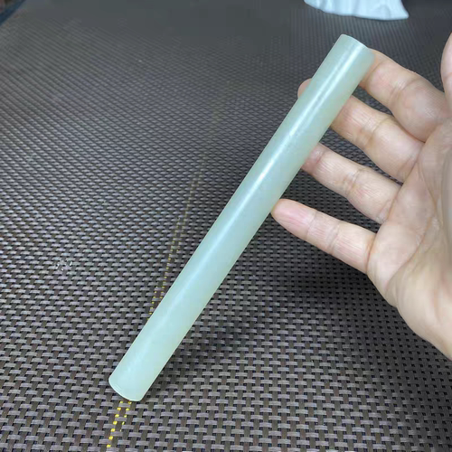 和田玉圆柱山料原石原料玉石钻芯青白玉烟嘴挂件印章P67促销