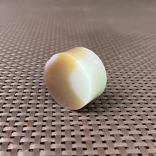 A97 和田玉糖青玉圆柱玉石原料原石挂件珠子平安扣细润无裂促销