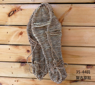 红军长征草鞋草帽餐厅农家乐装饰草鞋纯手工编织红军舞蹈表演草鞋