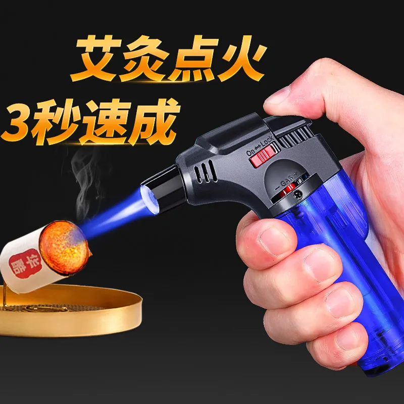 防风打火机艾灸专用点火器点艾条神器点雪茄点香直冲充气焊枪喷枪,ZIPPO/瑞士军刀/眼镜,充气打火机,淘宝优惠券,粉丝福利购,淘宝优惠卷