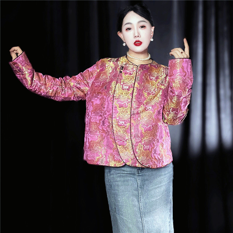 【虎镇五毒】云锦幻彩织金虎蚕丝新中式春秋外套,女装/女士精品,上衣,淘宝优惠券,粉丝福利购,淘宝优惠卷