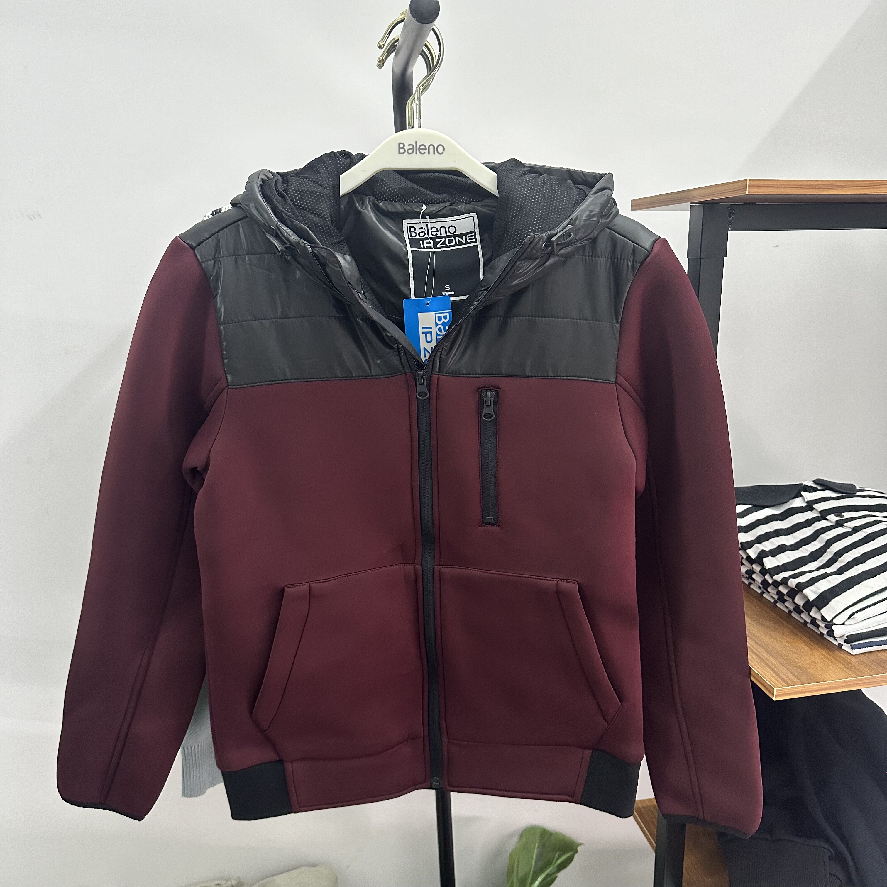 班尼路棉衣男款冬季2025新款加绒棒球棉服男士防寒加厚宽松