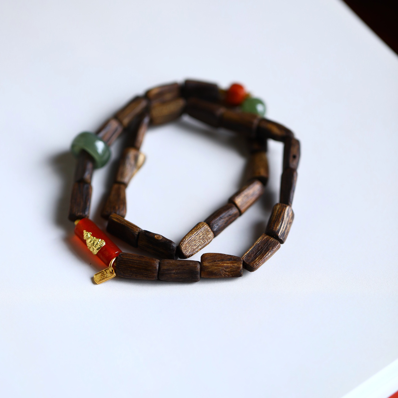 双圈手链正宗加里曼丹沉香手串