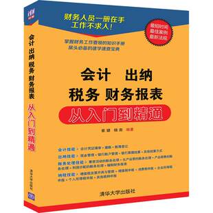 出纳 银行账户管理增值税发票申报企业及个人所得税申报 税务 从入门到精通 崔婕杨南会计财务报表编制凭证填写图书 财务报表 会计