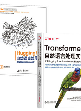 Transformer自然语言处理实战 使用Hugging Face Transformers库构建NLP应用+HuggingFace自然语言处理详解书籍