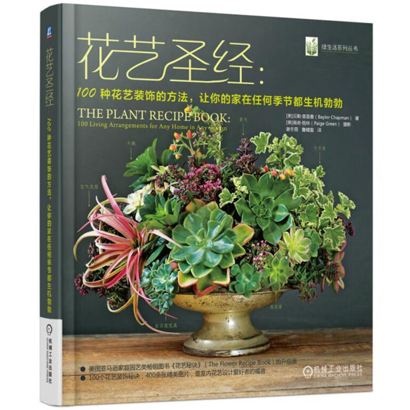 花艺圣经100种花艺装饰的方法 新手学花艺入门教程 植物搭配养护指南 花艺设计技法教程书 鲜花装饰方法技巧大全 花艺制作图书籍