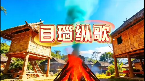 目瑙纵歌 歌曲原唱伴奏LED大屏幕舞台背景视频素材