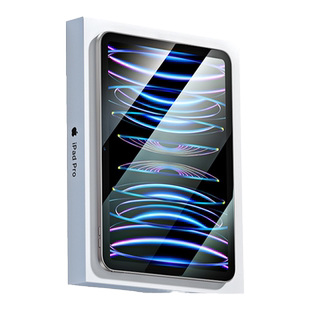 品胜适用ipad钢化膜ipadair2025新款11寸平板ipadair7/6无纹保护膜11/10代10.2寸苹果mini7/6全屏贴膜pro防摔