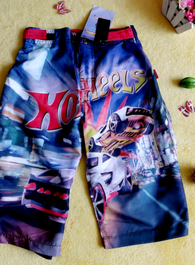 福利外贸原单童裤速干夏中裤短裤薄裤子中大童沙滩裤10-12岁0531