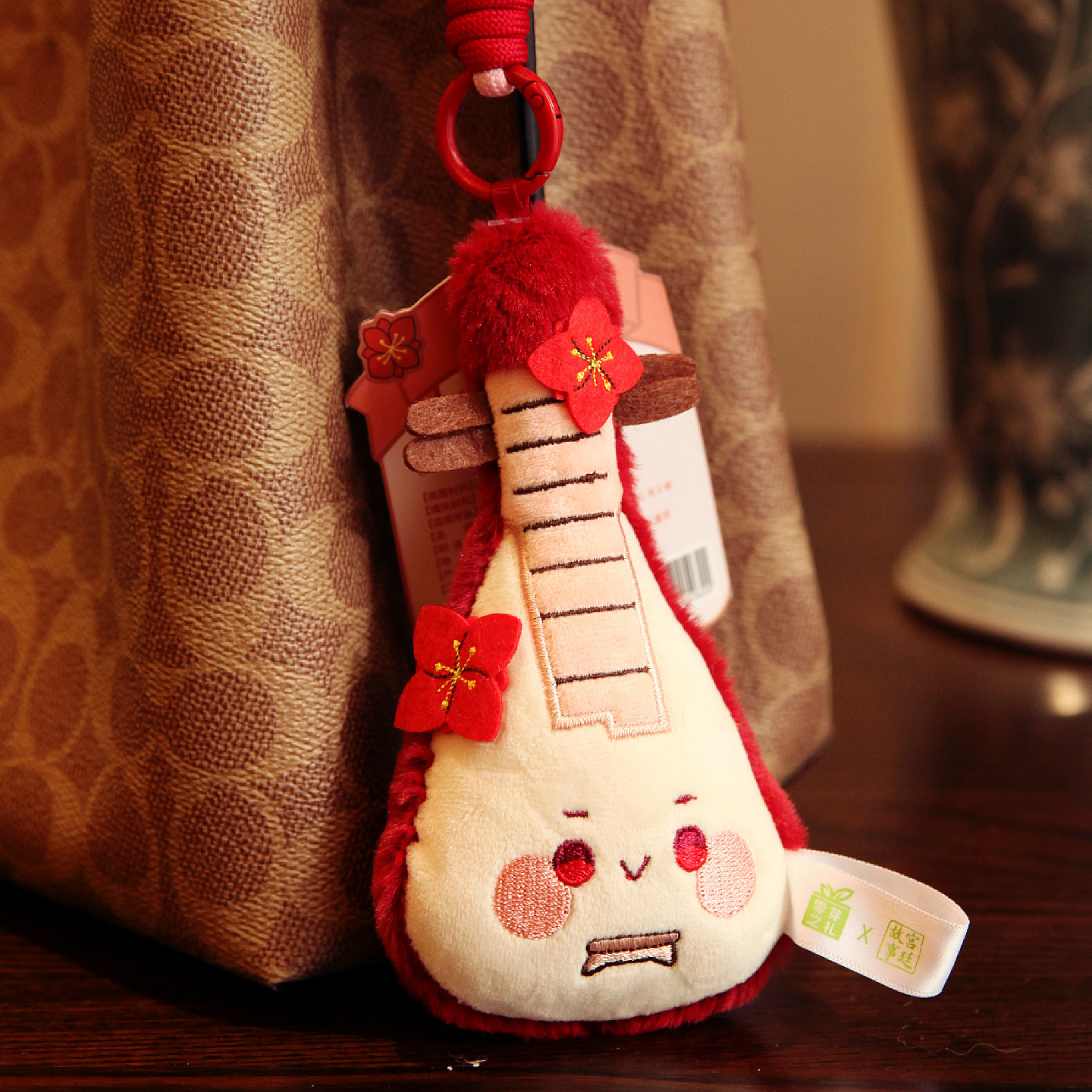 中国风乐器毛绒小挂件花语琴香宫廷故事包挂车挂香味玩具玩偶挂饰