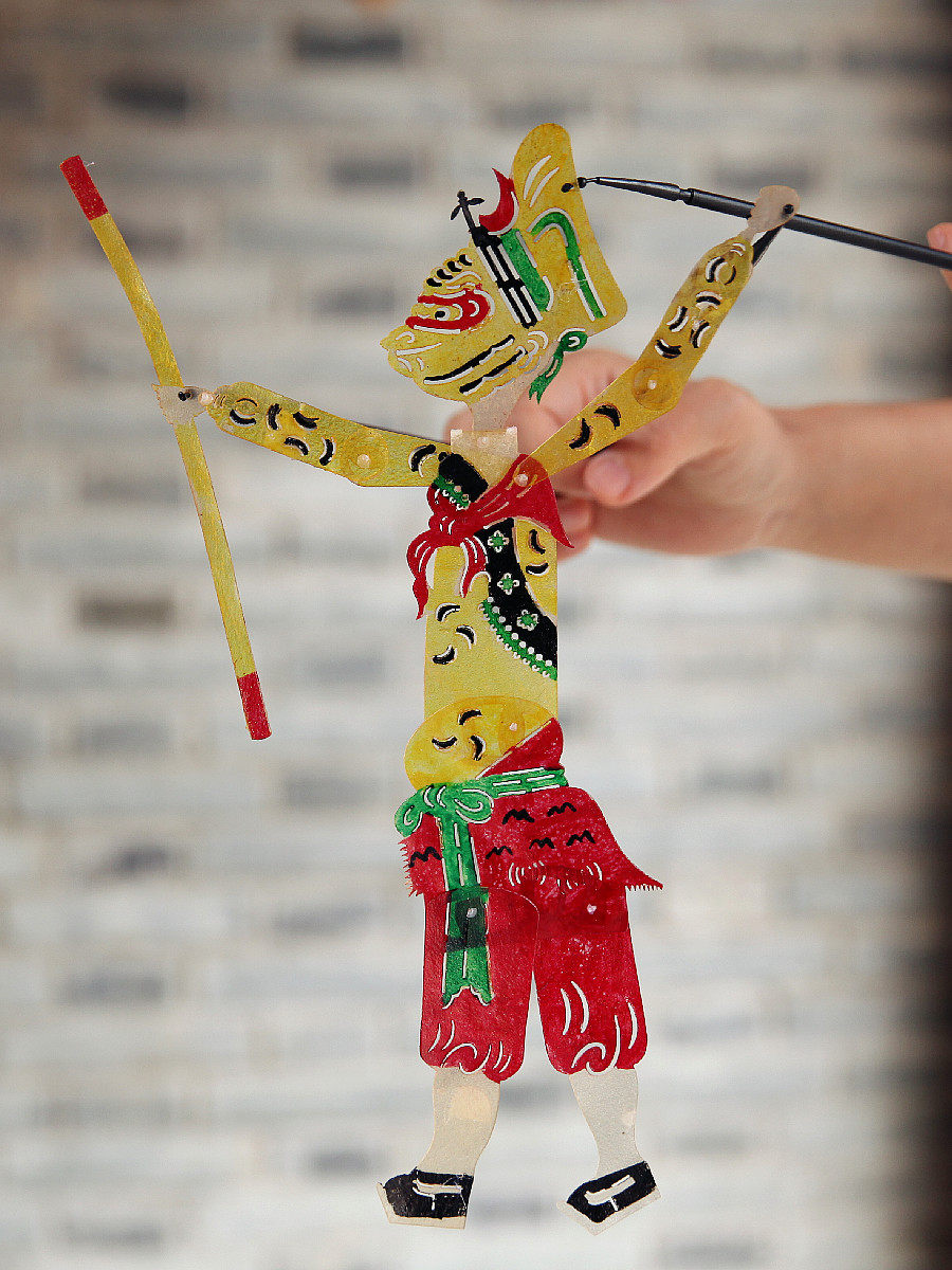 중국민속풍속 지역민속특징 소가죽인형극 무형문화유산공연 서유기 핸드메이드 DIY완제품 선물