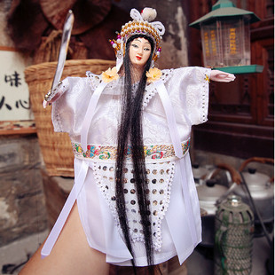 非遗文化手工艺品白蛇传布袋戏白娘子木偶戏白素贞玩偶复古风玩具