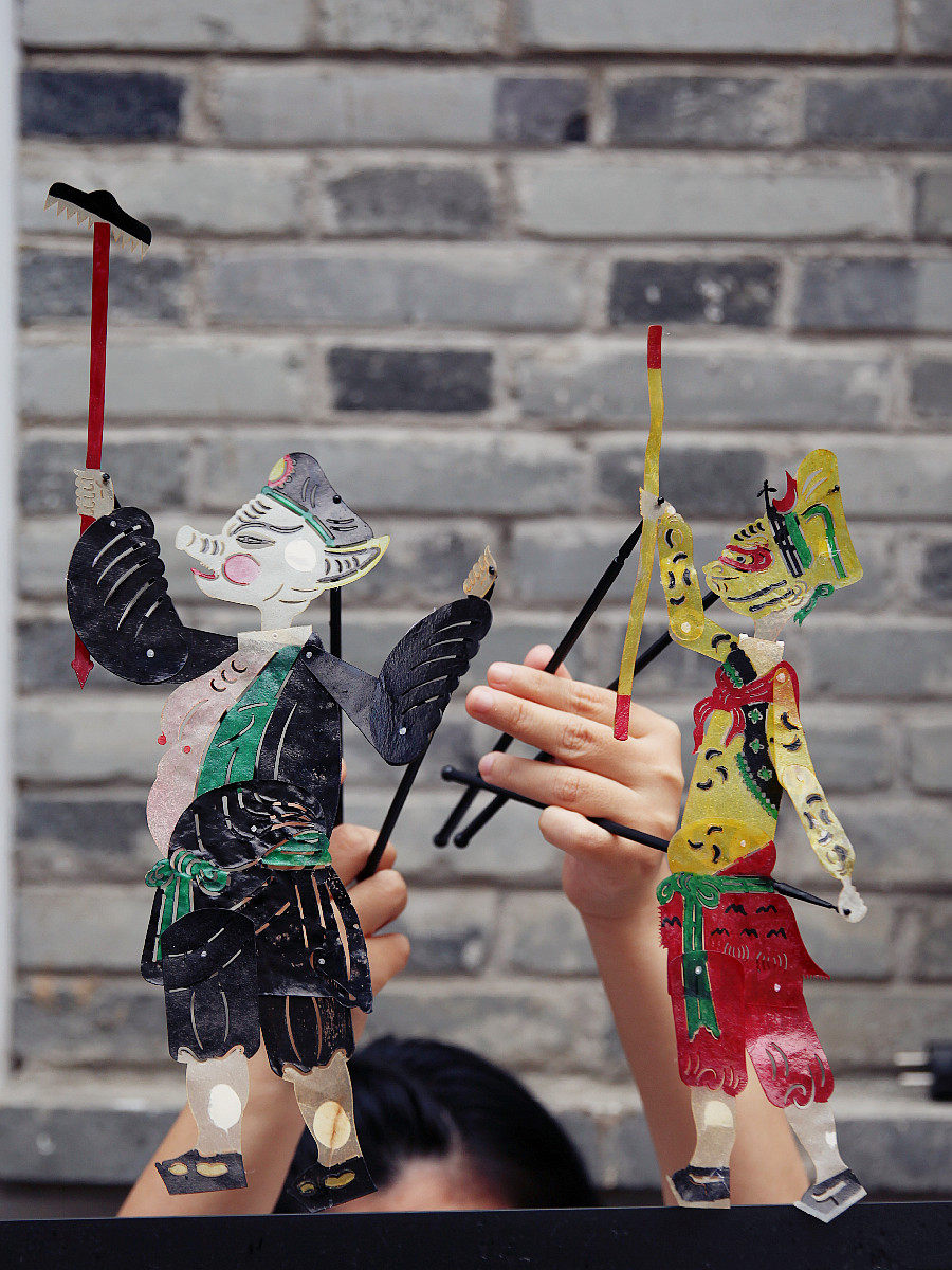 중국민속풍속 지역민속특징 소가죽인형극 무형문화유산공연 서유기 핸드메이드 DIY완제품 선물