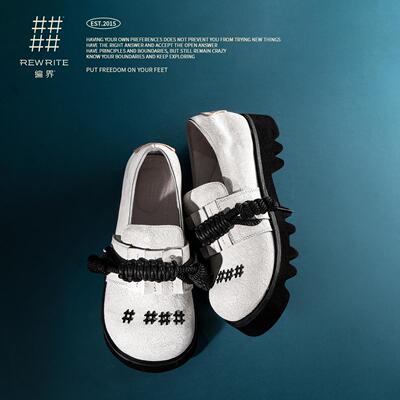 编界Rewrite大头乐福牛皮通勤鞋