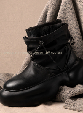 REwrite编界「踏雪煦行」湿冰止滑皮毛一体靴Vibram®Arctic Grip