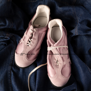 REwrite编界®【溯光·樱】桑蚕丝牛皮德训鞋Ortholite®科技缓冲