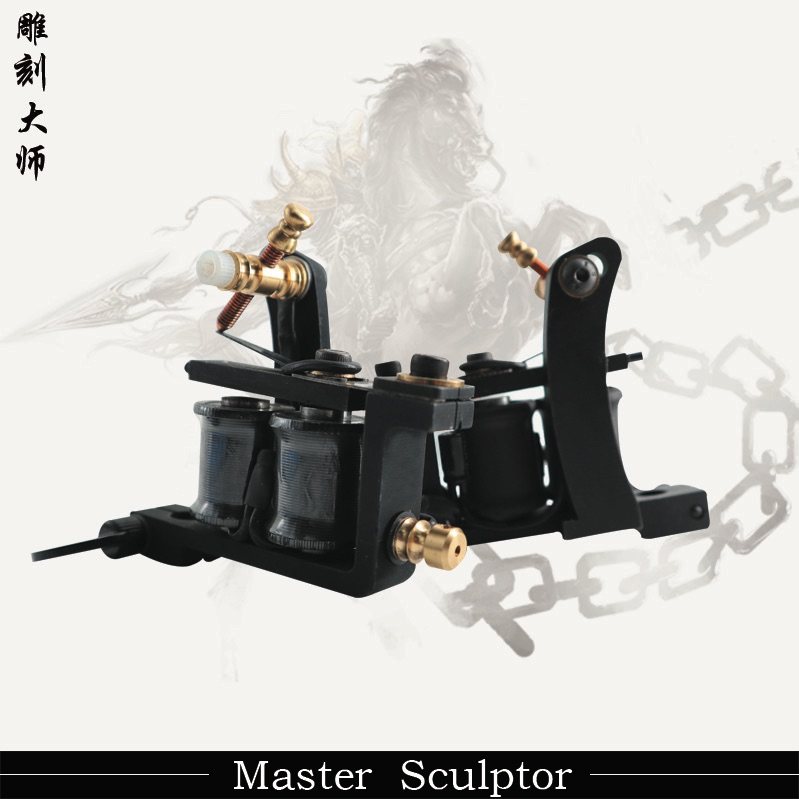雕刻大师纹身机刺青全套割线机打雾机老外订制款包邮弹片机线圈机