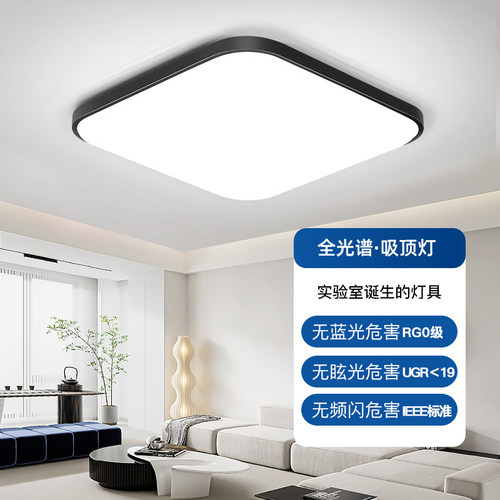卡奇洛全光谱高显色吸顶灯客厅灯