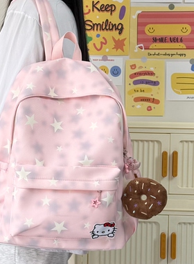 书包ins风高颜值小众不撞款背包男女生初高中生新款简约双肩包